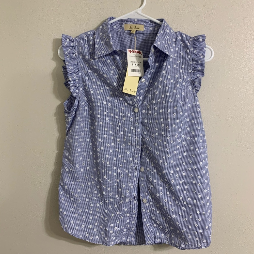 Floral button up